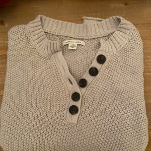 american eagle button sweater